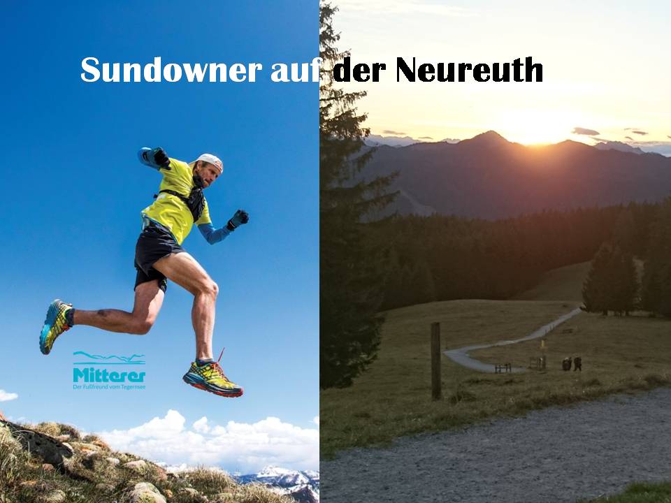 Sundowner auf der Neureuth